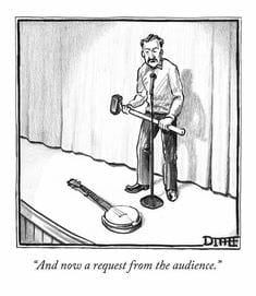 Banjo Request from the Audience Smash the banjo meme